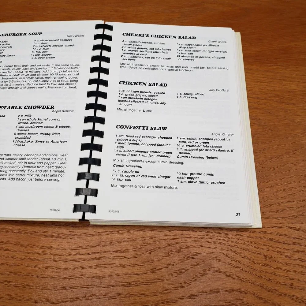 Hospice Angels Cookbook Great Lakes Hospice Foundation Spiral Bound 2006